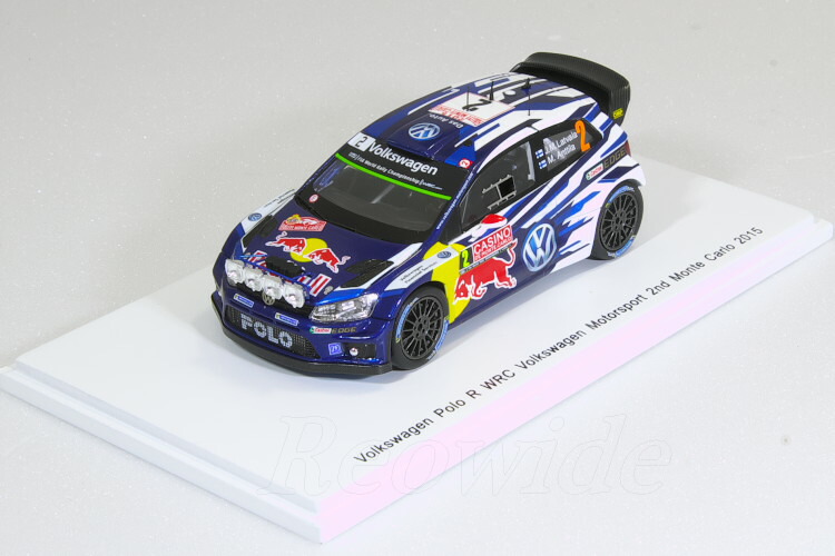 楽天市場】スパーク 1/43 VW特注 ポロ R WRC #9 2015 Mikkelsen