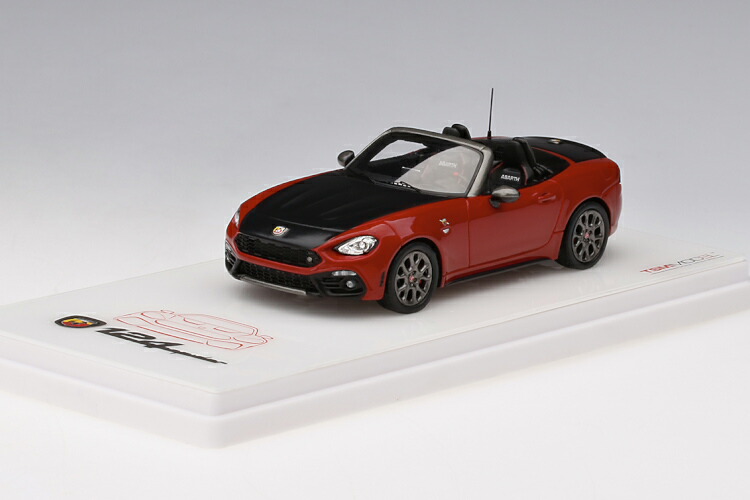 楽天市場】ixo 1/43 フィアット アバルト 124 スパイダー ホワイト