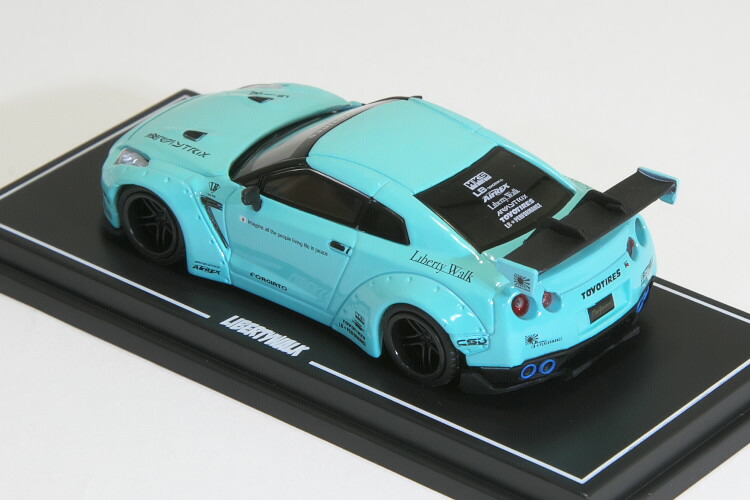 【楽天市場】TSM MINI GT 1/64 LB★WORKS Nissan GT-R (R35) Rear Wing Tiffany ...