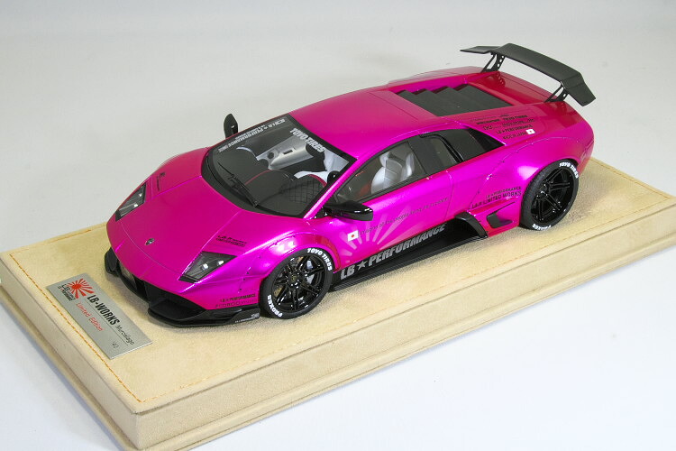 お得 ミニカー トイカー Lb Works 1 18 Walk Liberty ランボルギーニ Murcielago Lamborghini 40台限定 フラッシュピンク ムルシエラゴ Dgb Gov Bf