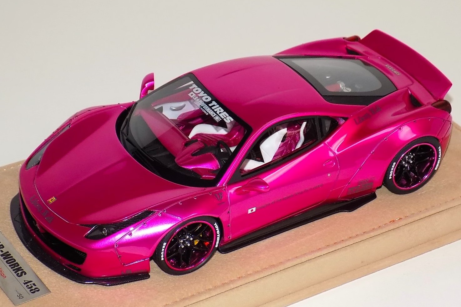 お気に入り ミニカー トイカー Liberty Walk 50台限定 内装 A Version Pink Flash イタリア 458 フェラーリ Lb Works 1 18 Www Dgb Gov Bf