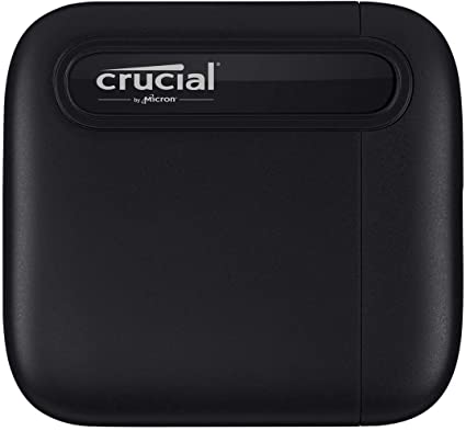 Crucial X6 外付け SSD 1TB PS5/PS4 動作確認済み USB Type-C 最大読込速度540MB/秒 正規代理店保証品 CT1000X6SSD9
