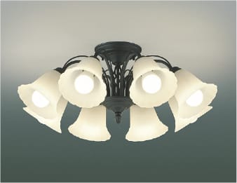 KOIZUMI コイズミ　照明　5灯シャンデリア (LED電球付き) 楽天市場】AA39691L LEDシャンデリア (〜10畳) LED（電球色） コイズミ