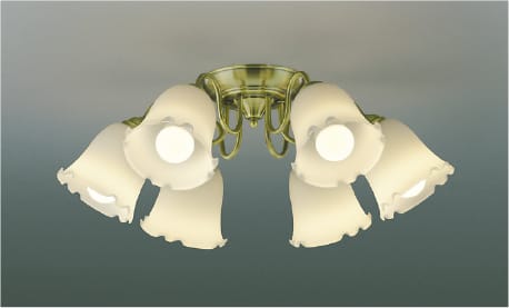 楽天市場】AA42145L LEDシャンデリア ※セード別売 (40Wx5灯相当) LED