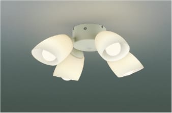 AA43193L LEDインテリアファン灯具 ※単体使用不可 (コイズミSシリーズ・モダン) (～6畳) LED（電球色） コイズミ照明 照明器具 22,440円