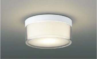 AU54101 LED防雨防湿型シーリング (60W相当) LED（温白色） コイズミ照明 照明器具