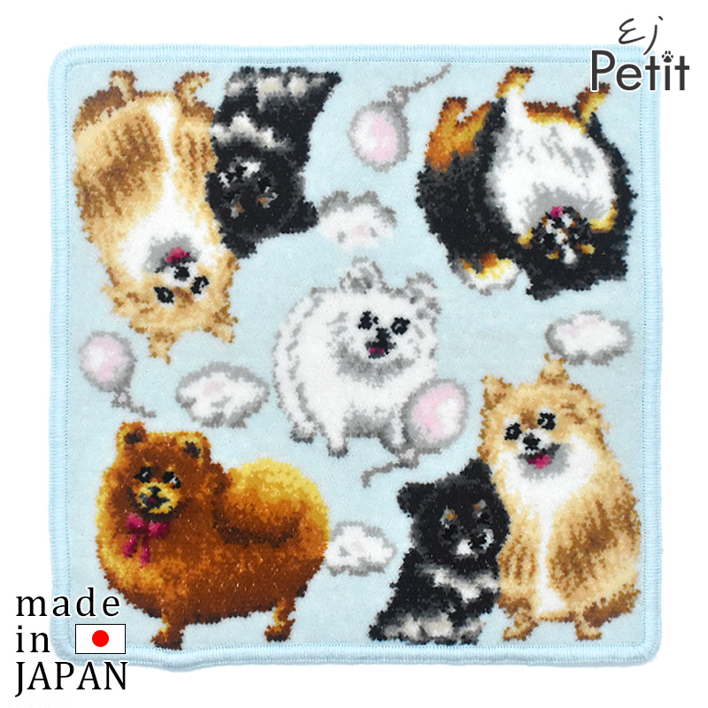 楽天市場】日本製 ハンカチ ポメラニアン ベージュ 高級