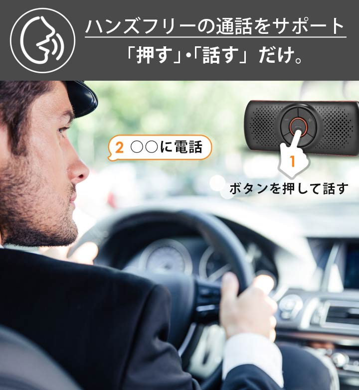 楽天市場 最新版 車載用 Bluetooth スピーカー ワイヤレスポータブルスピーカーハンズフリー 2台待ち受け通話 音楽再生 Line通話対応 内蔵マイク Gpsナビゲーション Googleアシスタントとsiriをサポート Tfカード大音量でクリアな音楽 高音質自動電源off アキラストア