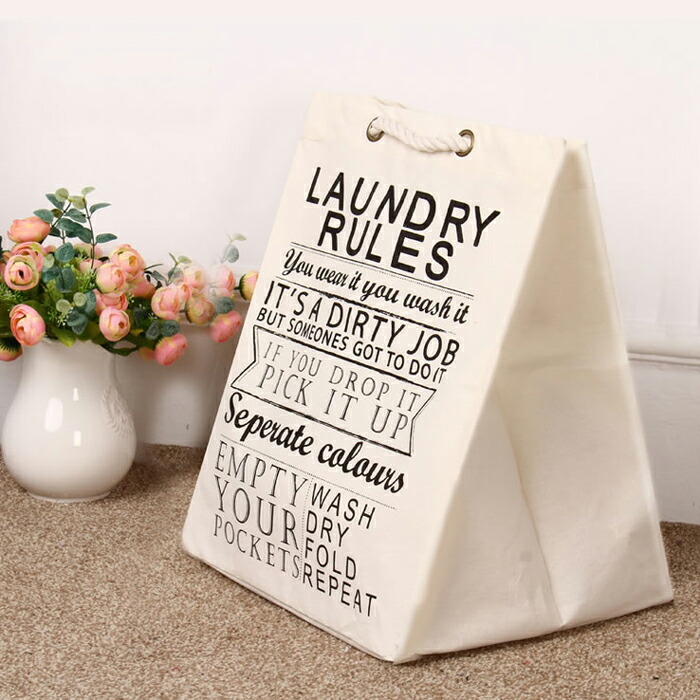 楽天市場】ランドリーバッグ WASHDAY 【洗濯かご ランドリー