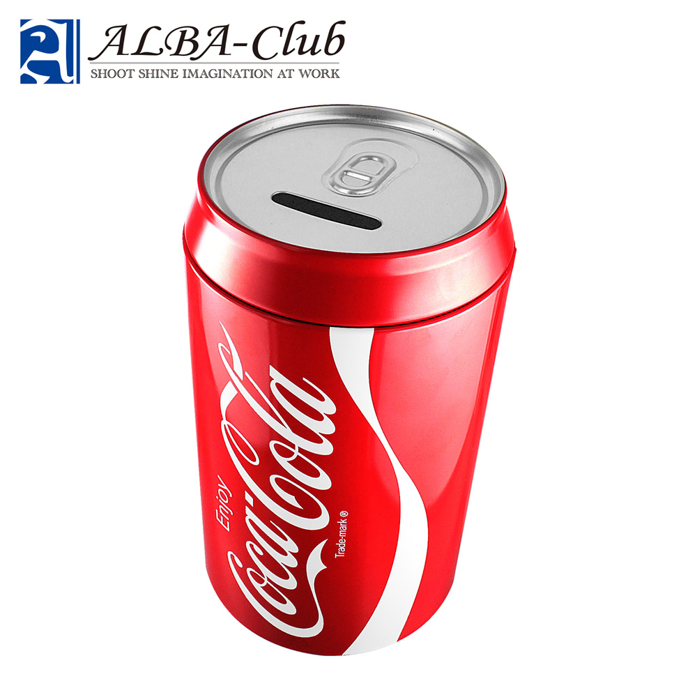 楽天市場 コカ コーラ缶貯金箱 Oa 2530 コカ コーラオフィシャルグッズ Coca Cola パーティグッズ おもちゃ ドリンク缶 がそのまま一回り大きくなったデザイン アルバクラブ
