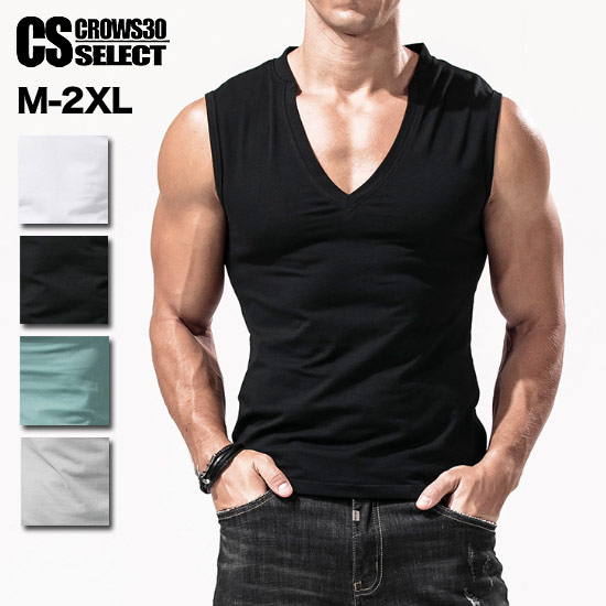 楽天市場】タンクトップ メンズ Vネック タンクトップ メンズ オラオラ