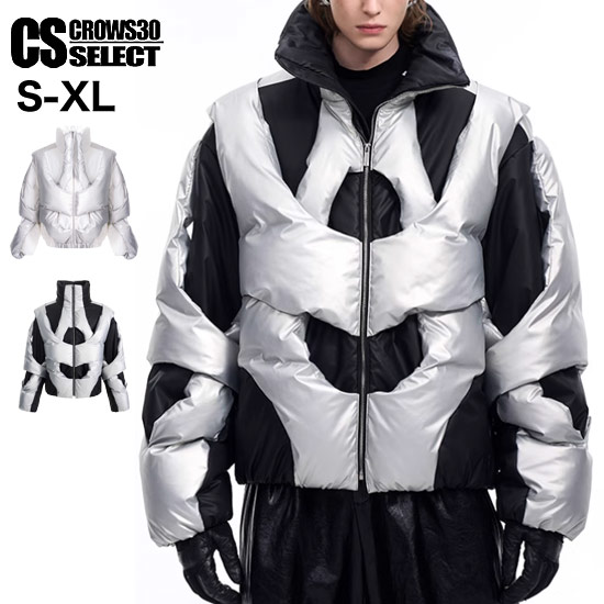 楽天市場】V系 ダウンジャケット メンズ オラオラ系 ダウンジャケット