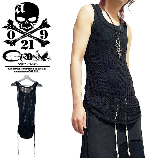 ロングシャツ メンズ モード系 シャツ V系 ドレープシャツ