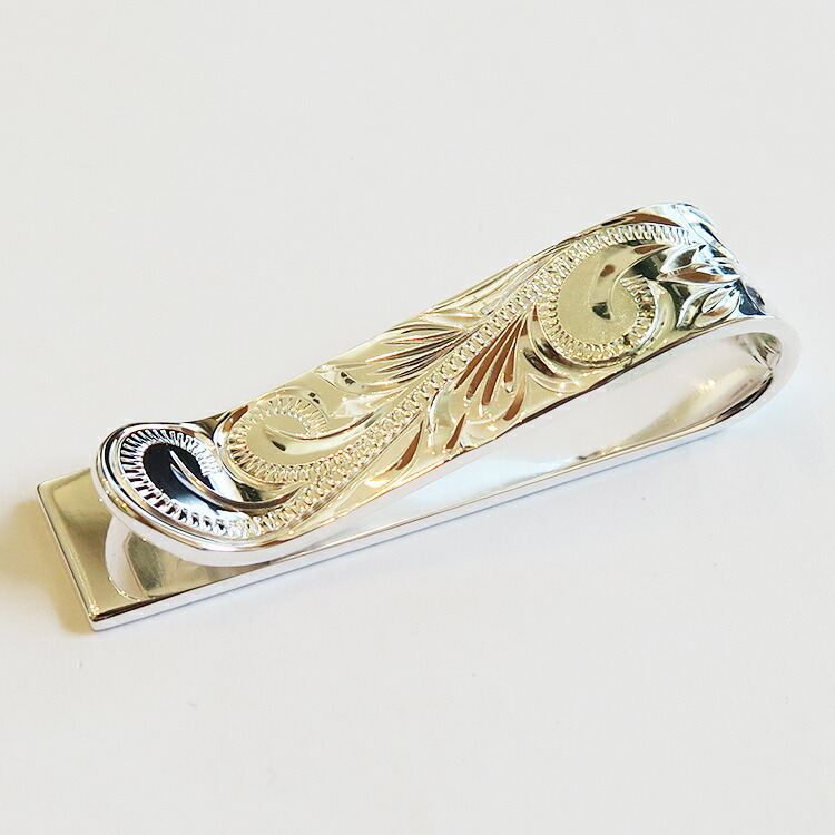 Maxiマキシ マネークリップ シルバー925 ハワジュ 手彫り 美品 メンズ メンズ コレクション Men's Hawaiian Jewelry Collection – Maxi