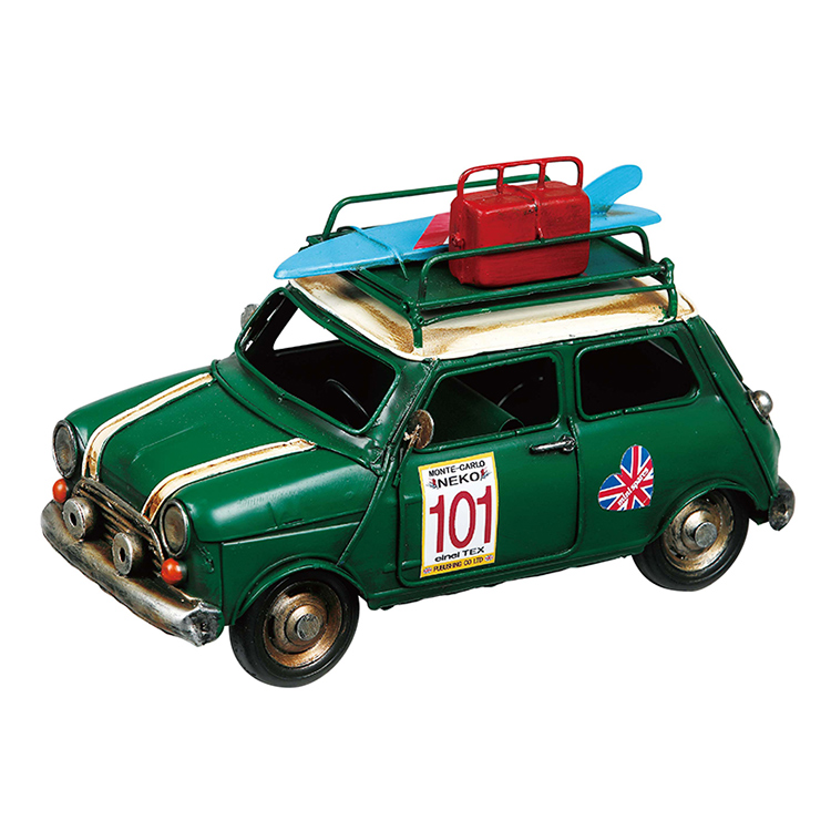 楽天市場 ブリキのおもちゃ クルマ グリーン 車 ミニチュアカー