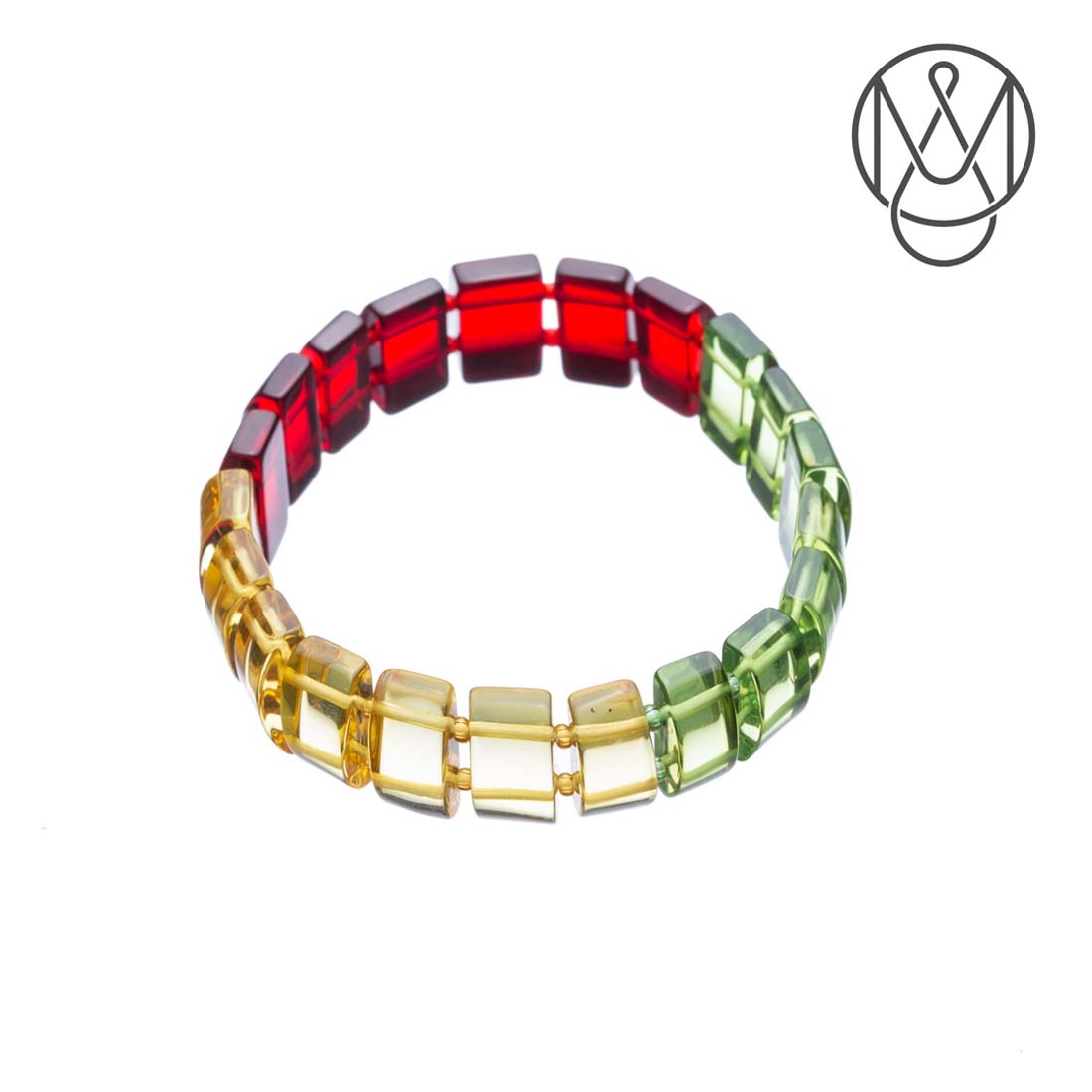 全商品オープニング価格特別価格 楽天市場 琥珀 ブレスレット 腕輪 マルチカラー スクエア 四角 チェコビーズ リトアニア 国旗 16cm バルト産とカリブ産 No 198 輸入琥珀 アンバー バイ マズクナ 高速配送 Matijevic Rs