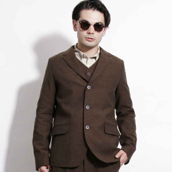 (ローター) ROTAR Herringbone 3B JKT へリンボン テーラードジャケット rt2152019