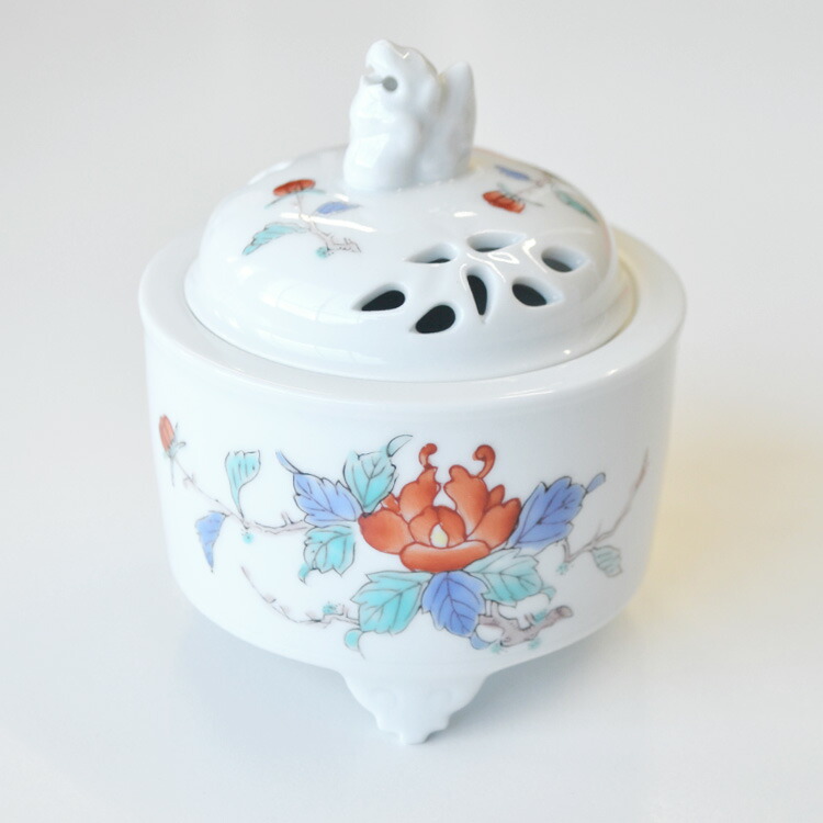 楽天市場】【お買い得品】【香炉】【有田焼】日本香堂 蒔絵蝶文