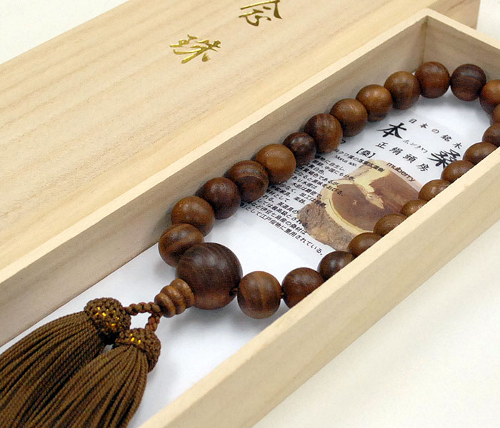 楽天市場】【略式念珠】【男性用数珠】栴檀[センダン]22玉〔共仕立
