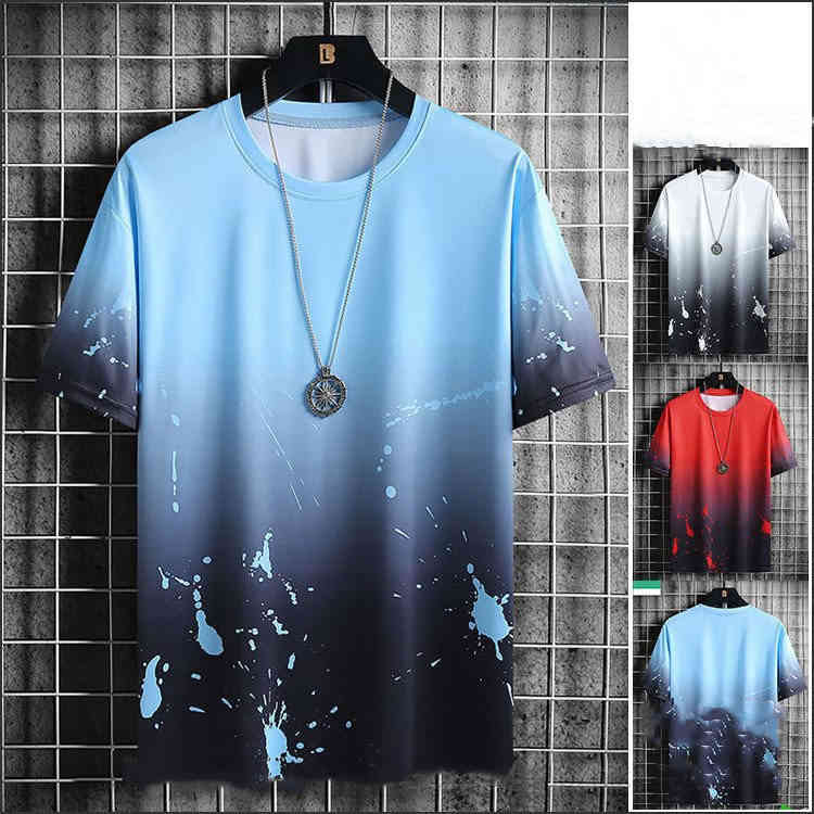 グラデーション タイダイ Tシャツ オーバーサイズ グラデーションタイダイ半袖Tシャツ(80cm オレンジ): キッズ