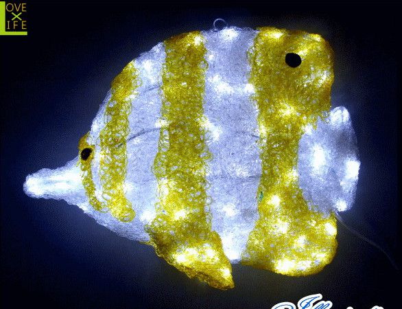LED 3D 画題 L3D(C)354 LED チェルモ立体 海洋博物館 シーアニマル サカナ 魚 銀鱗 シーアニマルシリーズ充実 おうちで海洋博物館 AOI百貨店のLED照度照度 クリスマス 電飾 省エネ