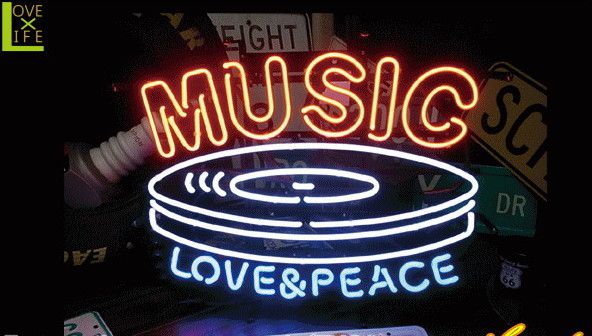 アメリカン雑貨 ネオン 息吹きMUSIC 亜米利加雑貨 ネオン点火装置 電飾 BAR 室内装飾 亜米利加 USA 今めかしい 定番のアメリカン雑貨や人並み外れたグッズを殆んど揃えました 御気に入りの品目で好いたらしいあき場所を上演大大人気