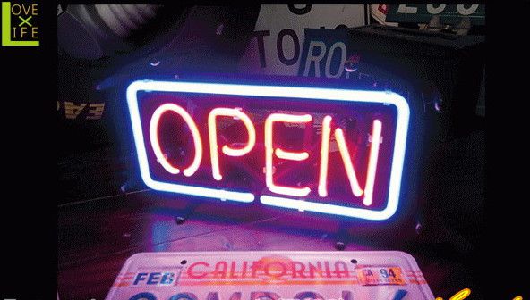 アメリカン雑貨　ネオン サインOPEN (S)　アメリカ雑貨　ネオンライト　電飾　BAR　インテリア　アメリカ　USA　おしゃれ　定番のアメリカン雑貨や珍しいグッズを多数揃えました お気に入りのアイテムで楽しい空間を演出大大人気