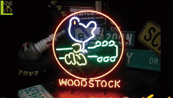 【アメリカン雑貨】ネオン サイン【WOODSTOCK】【アメリカ雑貨】【ネオンライト】【電飾】【BAR】【インテリア】【アメリカ】【USA】【おしゃれ】定番のアメリカン雑貨や珍しいグッズを多数揃えました お気に入りのアイテムで楽しい空間を演出【大大人気】