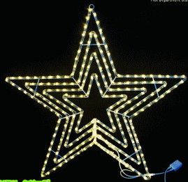 LED　ビッグスター電球色　モチーフ　イルミネーション　ビッグなスターが登場！しかも優しい電球色のLEDですYO！コレ一個で目立つこと間違いありません！2008年新作！【送料無料】【新商品】【大人気】【大大人気】【20 】｜ＡＯＩデパート