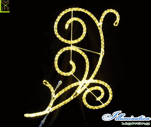 【イルミネーション】アラベスク【110】【エンブレム】【ロゴ】【マーク】【壁掛け】【2Ｄ】【LED】【装飾】【飾り】【アート】【輝き】【電飾】【モチーフ】【クリスマス】【クリスタル】｜ＡＯＩデパート