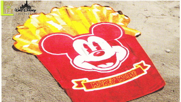 楽天市場】ミッキーマウス ビーチタオル ダイカット ディズニー