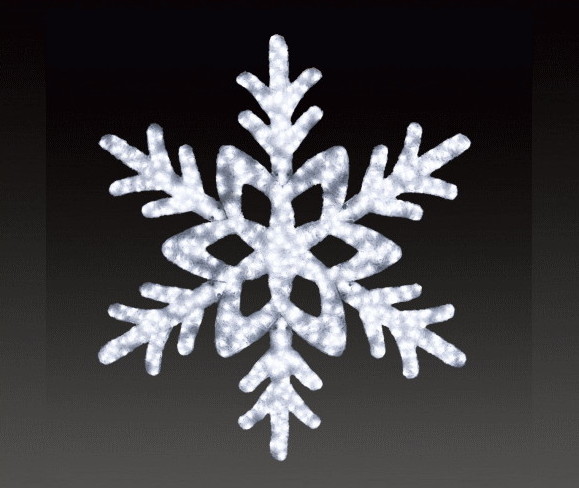 【イルミネーション】【大型商品】ビッグスノーフレーク【雪】【結晶】【スノー】【フレーク】【クリスタル】【LED】【フォルム】【電飾】【モチーフ】【クリスマス】