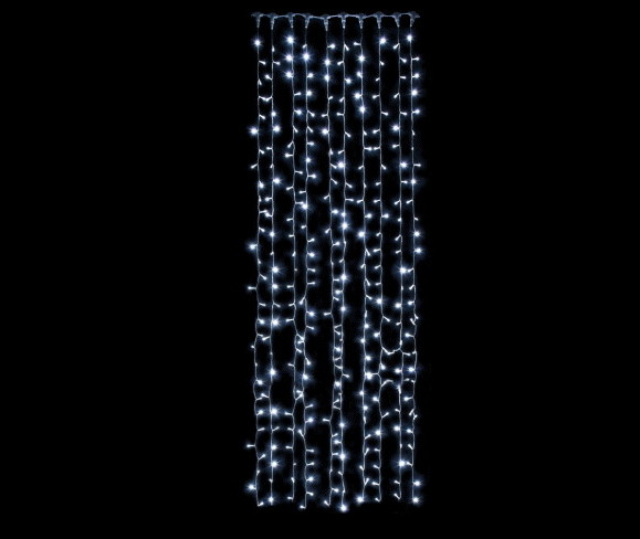 【LED】【ライト】【つらら】LEDカーテンライト【300球】【ホワイト】【白】【ツララ】【装飾】【工事】【飾り】【ライン】【組み合わせ】【連結】【ライト系】【イルミネーション】【クリスタル】【電飾】【クリスマス】【省エネ】