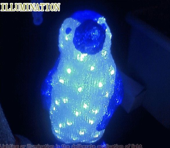 LEDアクリル樹脂【ペンギン】ミニペンギン 100球 今年は一段と性質がたかい！ LED照度 【LED】【２０ 】【貨物輸送無料】【クリスマス】【照度】【電飾】【動機】【大人気】