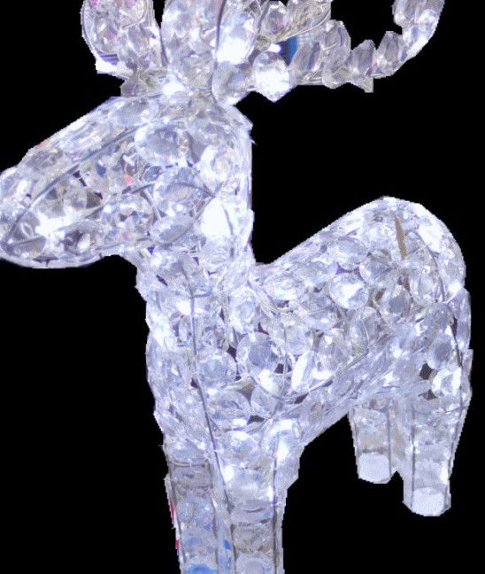 LED金剛石赤ちゃん 50糎 馴鹿 60球 今年は一段と品等がたかい！ LED照度 LED ２０  【貨物輸送無料】 クリスマス 照度 電飾 主題 大人気