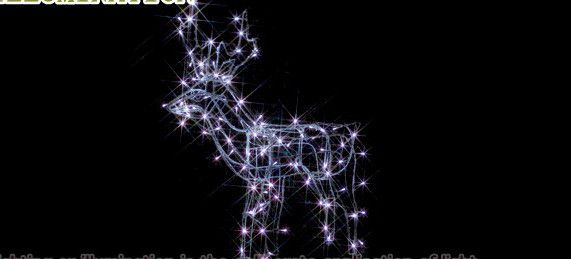 【ローボルト】LEDルミネーション（連結タイプ）　LEDモチーフ トナカイ大（首上げ）☆LEDイルミネーション　【LED】【送料無料】【クリスマス】【イルミネーション】【電飾】【モチーフ】【大人気】｜ＡＯＩデパート