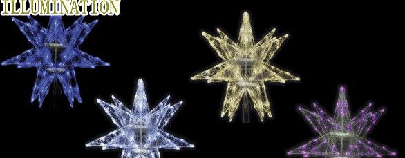 【LED】【イルミネーション】【大型商品】LEDクリスタル ギャラクシースター【M】【6枚羽】【輝き】【星】【万能】【シンプル】【デザイン】【置物】【装飾】【光】【電飾】【モチーフ】【クリスマス】【クリスタル】今年もかわいいイルミネーションで飾り付け|AOIデパート