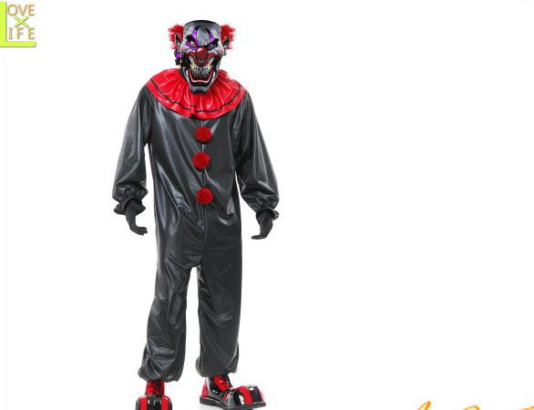 高知インター店 メンズ スモーキンジョー Smokin Joe The Evil Clown ピエロ キャラクター 仮装 衣装 コスプレ コスチューム ハロウィン パーティ イベント かわいい 今年のハロウィンはかわいい衣装でかっこよく着こなし 目立っ