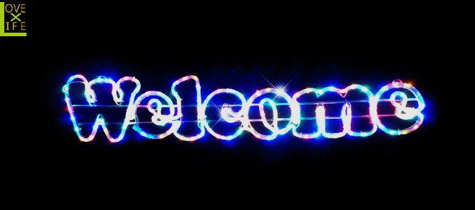 【60 】【LEDライト】【大人気】LED　ウェルカム【welcome】かわいいイルミネーションでお出迎え♪お客様にも喜ばれます♪お店にも最適！【2012年新作】【送料無料】【大人気】【イルミネーション】【LED】【大人気】
