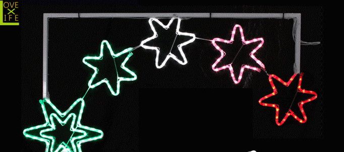 【50 】【LEDライト】【大人気】LED　スターアーチ【星】【スター】星の大きいアーチイルミネーション♪存在感がすごい♪おうちに飾れば流星群です♪【2012年新作】【送料無料】【大人気】【イルミネーション】【LED】【大人気】