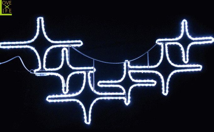 【LEDモチーフ】【20 】LED　クリスタル　ブリリアントスター【スター】【星】たくさんのスターが美しい♪煌きの瞬間を捉えたようなモチーフ♪【2012年新作】【送料無料】【大人気】【イルミネーション】【クリスマス】【LED】【大人気】