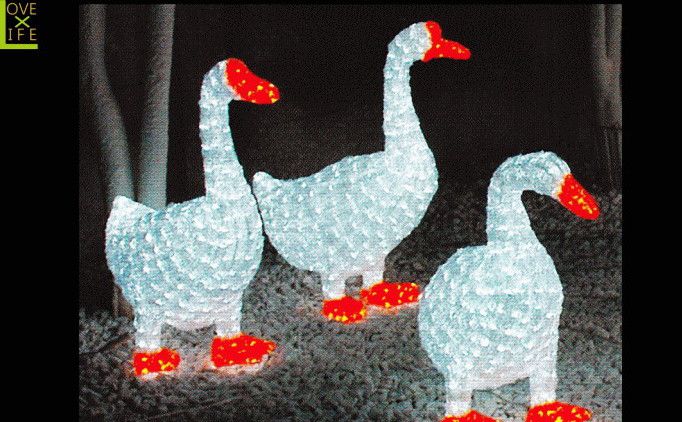 【LED】【イルミネーション】【大型商品】LEDクリスタル アヒル【ダッグ】【ダック】【鳥】【湖】【トリ】【デザイン】【置物】【アニマル】【動物】【電飾】【モチーフ】【クリスマス】【クリスタル】今年もかわいいイルミネーションで飾り付け