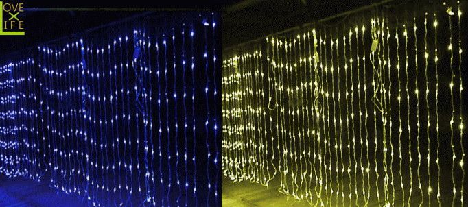 楽天市場】【ソーラーライト】LED ソーラーLEDつららライト【200球 ...