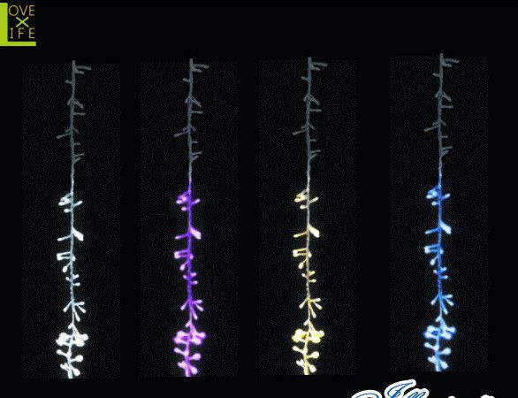 【LED】【イルミネーション】LED メテオスター【流れ星】【シングル】【流星群】【ライト】【流星】【スター】【ライト】【星】【垂らし】【アート】【輝き】【電飾】【クリスマス】【クリスタル】流星群の流れ星を再現 迫力満点の星空が空を覆いつくします｜ＡＯＩデパート