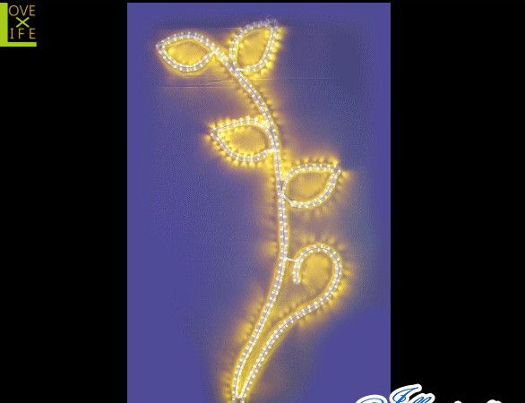 【20 】LED ストリートモチーフ リーフ【自然】【草】【リーフ】【葉っぱ】【LED】冬の枯葉をイメージしたデザイン！落ち着いた雰囲気♪【送料無料】【クリスマス】【イルミネーション】【電飾】【モチーフ】