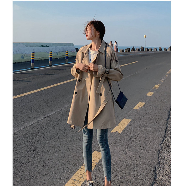 楽天市場 トレンチコート 膝丈アウター 薄手 ダブルボタントレンチコート コート レディース 人気 スプリングコート 大きいサイズ カジュアル おしゃれ フォーマル コート 長袖トレンチコート 通勤コート 結婚式コート 二次会 お呼ばれ Ol オフィス 大人 春秋 30代40代50