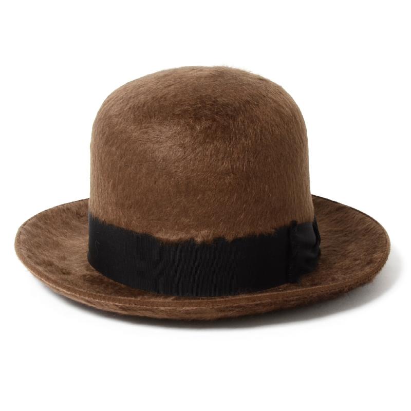 SuperDuperHats スーパーデューパーハッツ リボンハット ラビットフェルト2枚仕立て イタリア製 ブラウン｜a people to collect