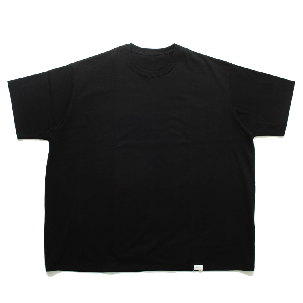 CAPERTICA カペルチカ Tシャツ スビンコットン ソフトツイスト ビッグT ブラック