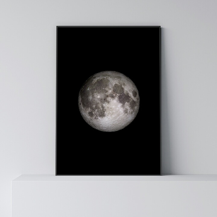 張り出し 北欧 今めかしい 室内装飾 作物 作物ダイアログボックス 【 Full Moon 】 月 望月 お月さま A0 A1 B1 A2 B2 A3 B3 今めかしい 分かりやすい