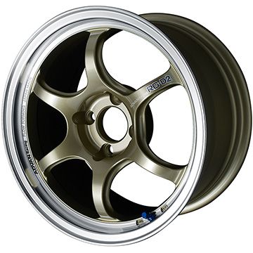 【取付対象】195/55R16 夏タイヤ ホイール4本セット YOKOHAMA アドバン フレバV701 (4/100車用) ヨコハマ アドバンレーシング RG-DII 16インチ【送料無料】|アークタイヤ 店